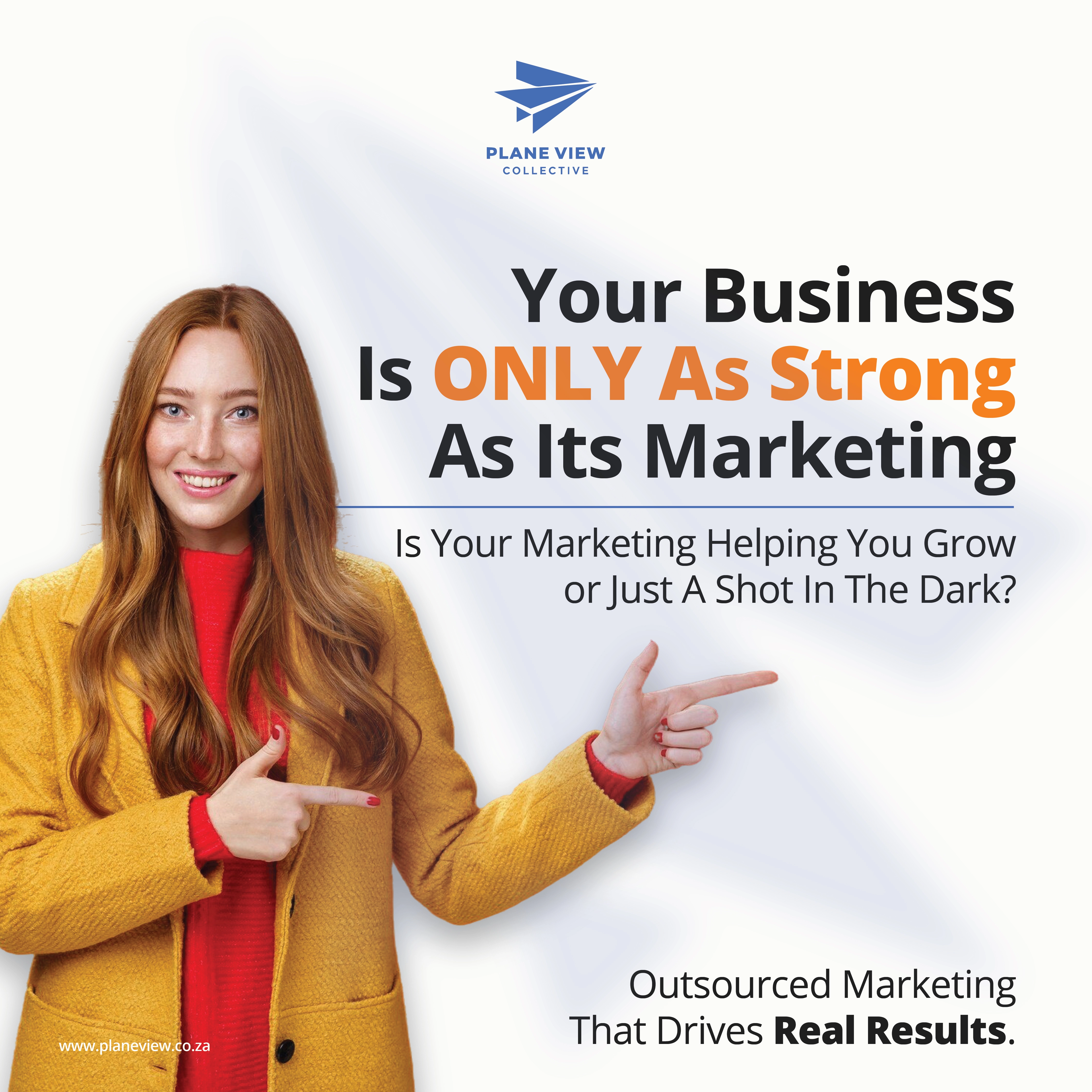 Plane View Collective marketing campaign series focused on business growth through strong marketing strategy. — image 2